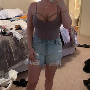 Lavender leotard